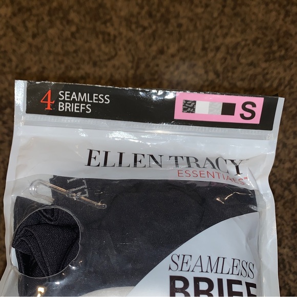 ELLEN TRACY ESSENTIALS Sz Small 4 Pack Seamless Brief 4 Colors -Ultimate Fit NEW - Picture 2 of 4